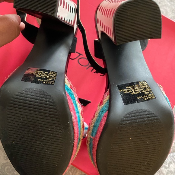 Betsey Johnson Platform pumps. Size 7 1/2. Worn once. Just like new. - Picture 8 of 11